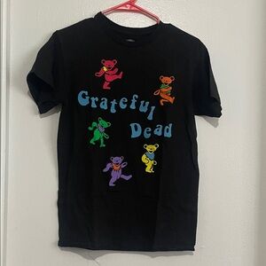 Grateful Dead Black T-Shirt with Dancing Bears
